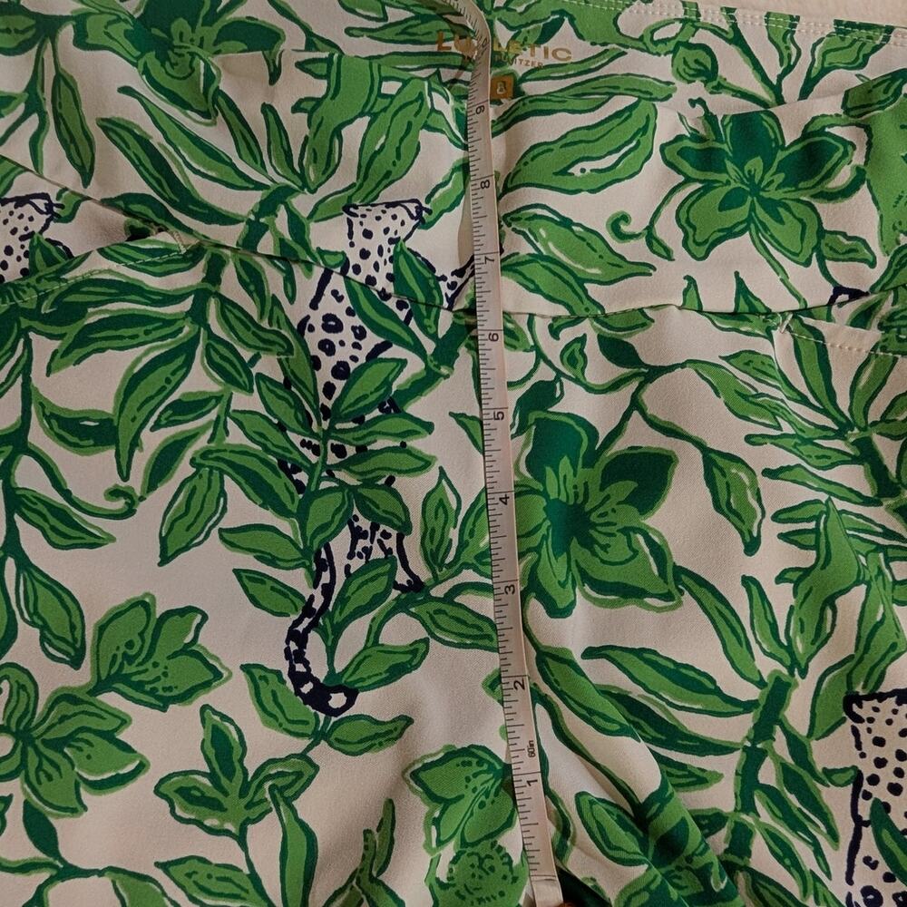 Luxletic Lilly Pulitzer | Fiddle Leaf Green Lil Escape Plan Corso Golf Pants | 8 - Picture 10 of 12
